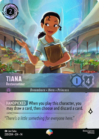 Tiana - Restauranteur (Epic) (Holofoil) (Hyperia City)(14-220/204)(EP)