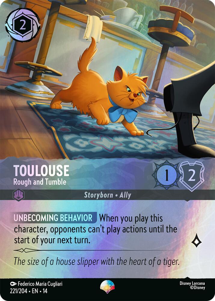 Toulouse - Rough and Tumble (Epic) (Holofoil) (Hyperia City)(14-221/204)(EP)