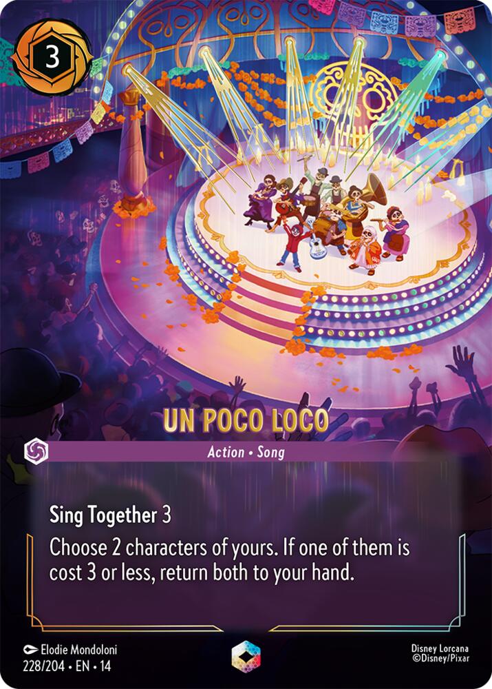 Un Poco Loco (Enchanted) (Holofoil) (Hyperia City)(14-228/204)(EN)