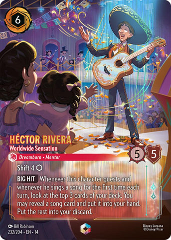 Hector Rivera - Worldwide Sensation (Enchanted) (Holofoil) (Hyperia City)(14-232/204)(EN)