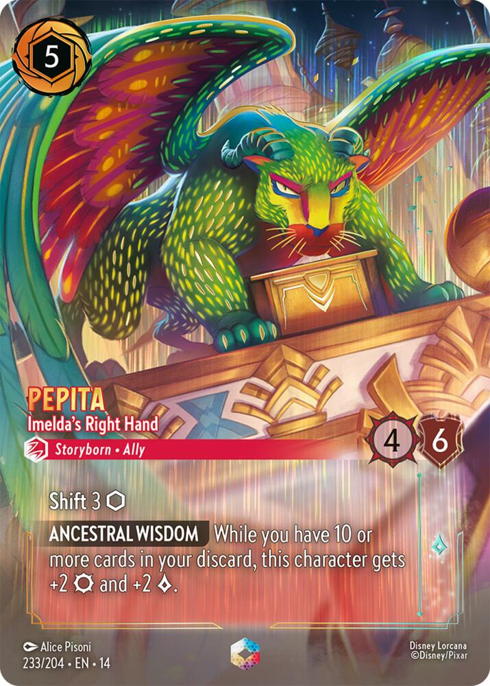 Pepita - Imelda's Right Hand (Enchanted) (Holofoil) (Hyperia City)(14-233/204)(EN)