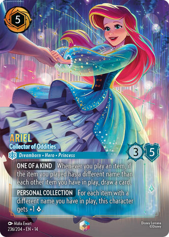 Ariel - Collector of Oddities (Enchanted) (Holofoil) (Hyperia City)(14-236/204)(EN)