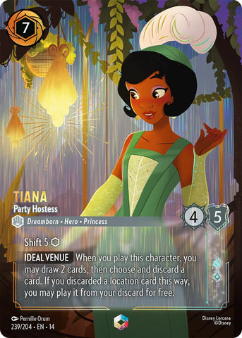 Tiana - Party Hostess (Enchanted) (Holofoil) (Hyperia City)(14-239/204)(EN)