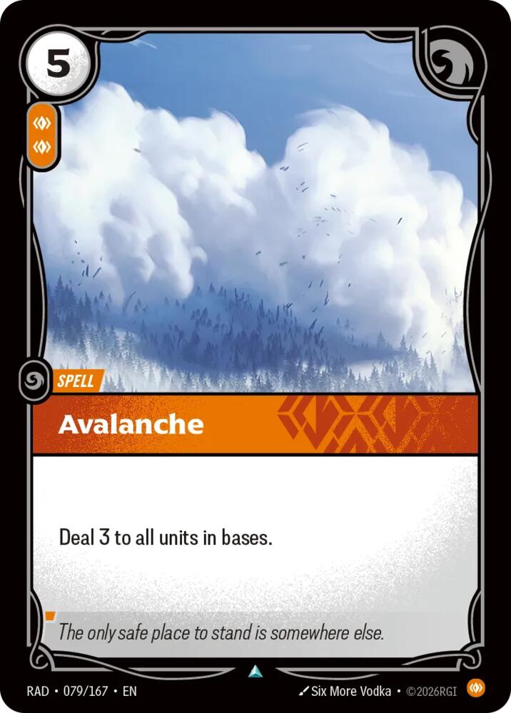 Avalanche (Radiance)(RAD-079/167)(U)