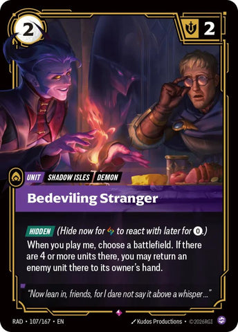 Bedeviling Stranger (Foil) (Radiance)(RAD-107/167)(R)