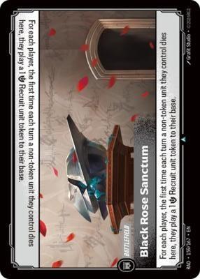 Black Rose Sanctum (Radiance)(RAD-159/167)(U)