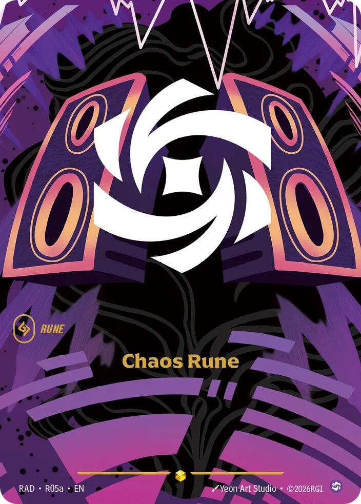 Chaos Rune (R05a) (Foil) (Radiance)(RAD-R05a)(O/AA)