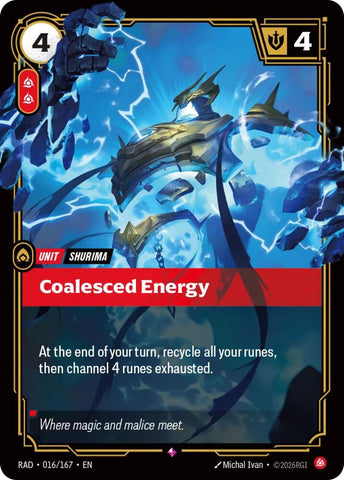 Coalesced Energy (Foil) (Radiance)(RAD-016/167)(R)