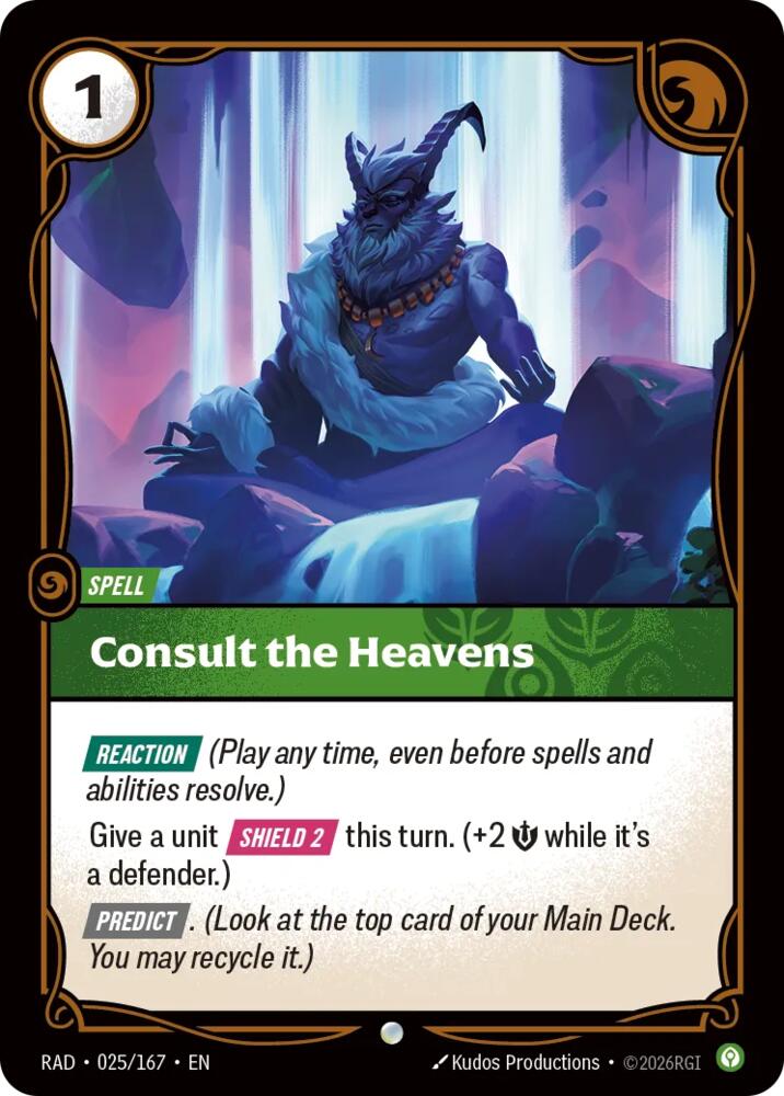 Consult the Heavens (Radiance)(RAD-025/167)(C)
