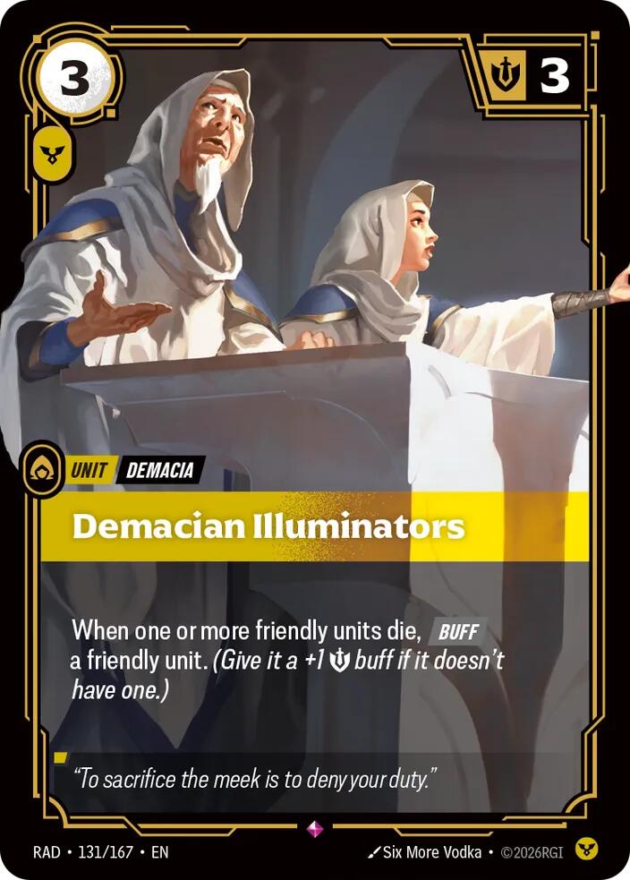 Demacian Illuminators (Foil) (Radiance)(RAD-131/167)(R)