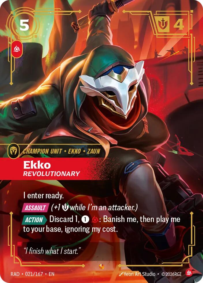 Ekko, Revolutionary (Foil) (Radiance)(RAD-021/167)(E)