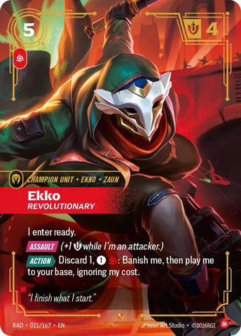 Ekko, Revolutionary (Foil) (Radiance)(RAD-021/167)(E)