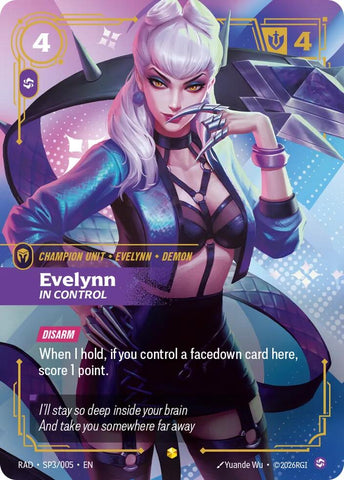 Evelynn, In Control (K/DA Special Art Card) (Foil) (Radiance)(RAD-SP3/005)(O/AA)