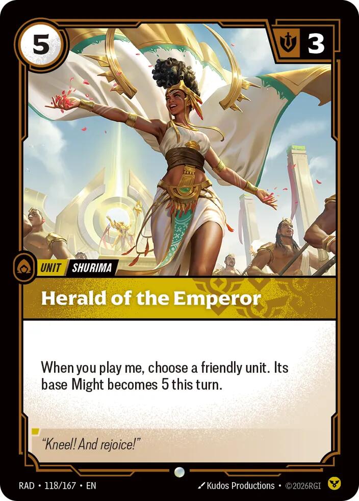 Herald of the Emperor (Radiance)(RAD-118/167)(C)