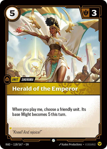 Herald of the Emperor (Radiance)(RAD-118/167)(C)