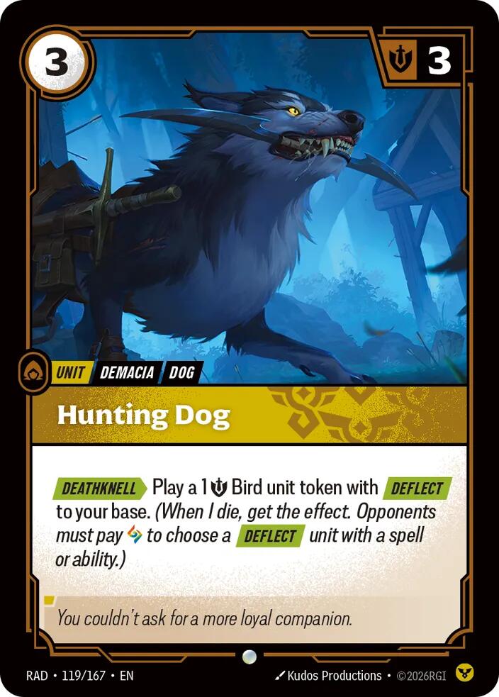 Hunting Dog (Radiance)(RAD-119/167)(C)