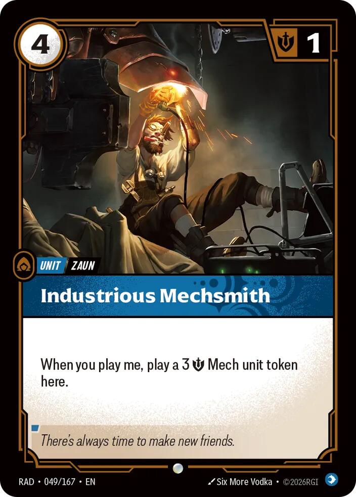 Industrious Mechsmith (Radiance)(RAD-049/167)(C)