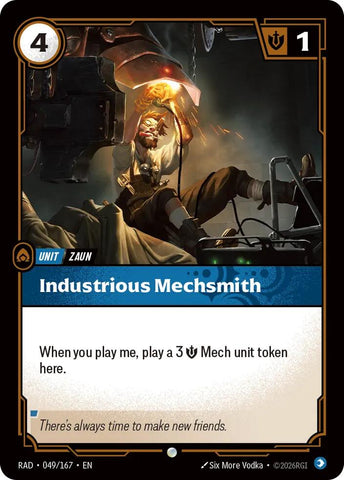 Industrious Mechsmith (Radiance)(RAD-049/167)(C)