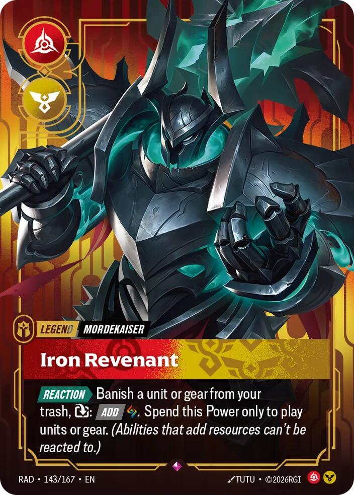 Mordekaiser, Iron Revenant (Foil) (Radiance)(RAD-143/167)(R)