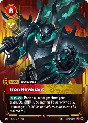Mordekaiser, Iron Revenant (Foil) (Radiance)(RAD-143/167)(R)