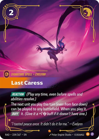 Last Caress (Foil) (Radiance)(RAD-154/167)(E)
