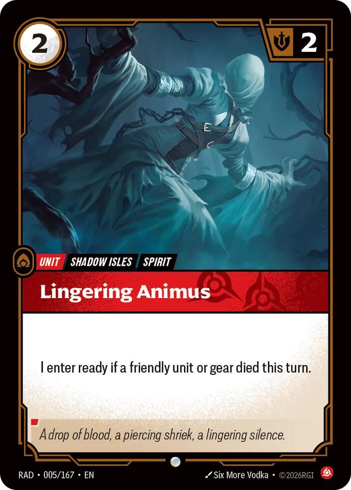Lingering Animus (Radiance)(RAD-005/167)(C)