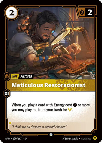 Meticulous Restorationist (Radiance)(RAD-120/167)(C)