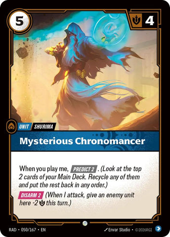 Mysterious Chronomancer (Radiance)(RAD-050/167)(C)