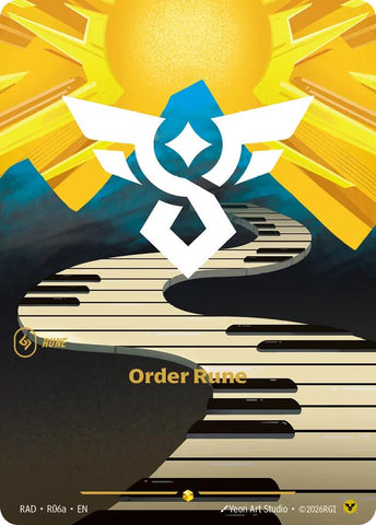 Order Rune (R06a) (Foil) (Radiance)(RAD-R06a)(O/AA)