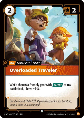 Overloaded Traveler (Radiance)(RAD-072/167)(C)