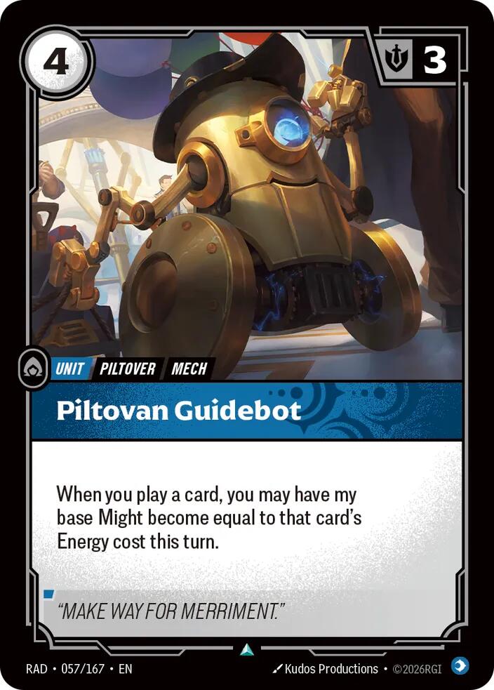 Piltovan Guidebot (Radiance)(RAD-057/167)(U)