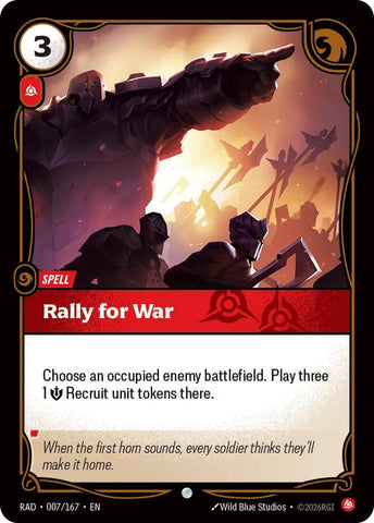 Rally for War (Radiance)(RAD-007/167)(C)