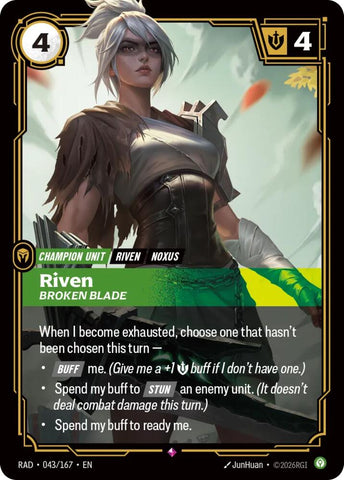 Riven, Broken Blade (Foil) (Radiance)(RAD-043/167)(R)