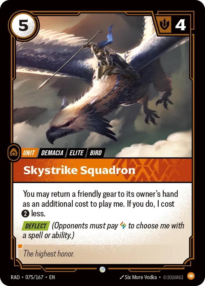 Skystrike Squadron (Radiance)(RAD-075/167)(C)