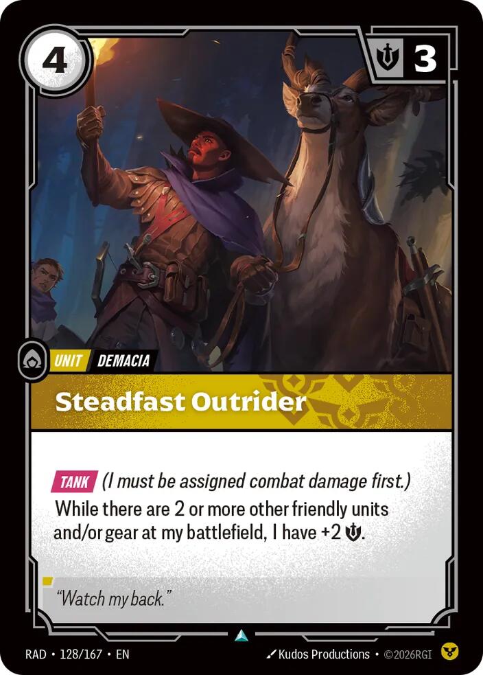 Steadfast Outrider (Radiance)(RAD-128/167)(U)