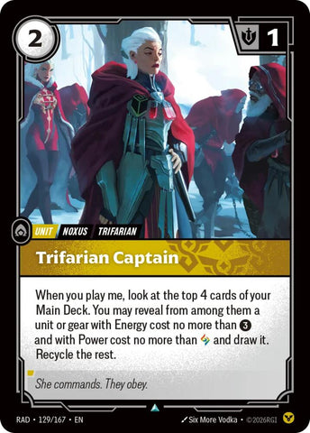 Trifarian Captain (Radiance)(RAD-129/167)(U)