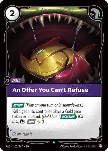An Offer You Can't Refuse (Radiance)(RAD-101/167)(U)