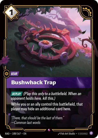 Bushwhack Trap (Foil) (Radiance)(RAD-108/167)(R)
