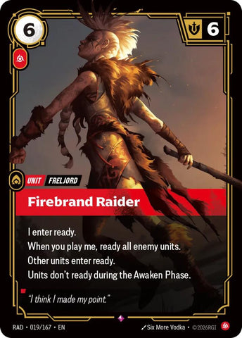 Firebrand Raider (Foil) (Radiance)(RAD-019/167)(R)