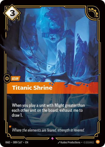 Titanic Shrine (Foil) (Radiance)(RAD-089/167)(R)