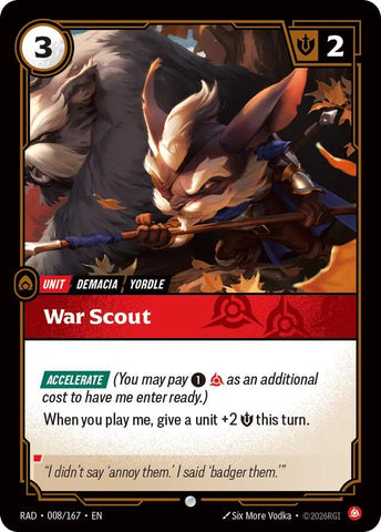 War Scout (Radiance)(RAD-008/167)(C)