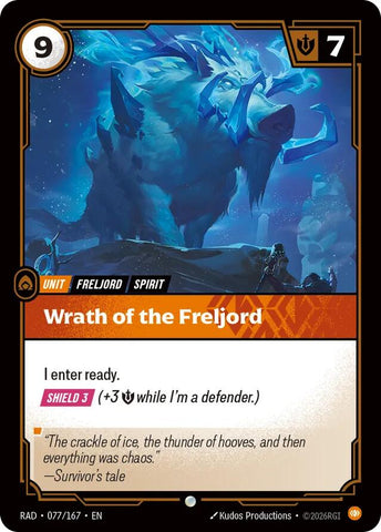 Wrath of the Freljord (Radiance)(RAD-077/167)(C)