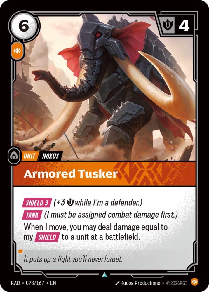 Armored Tusker (Radiance)(RAD-078/167)(U)