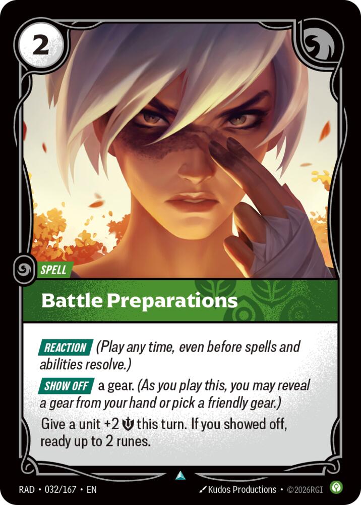 Battle Preparations (Radiance)(RAD-032/167)(U)