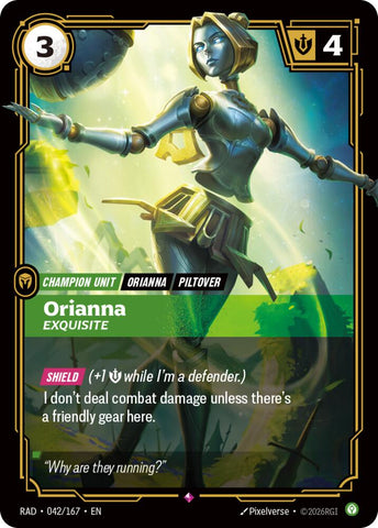 Orianna, Exquisite (Foil) (Radiance)(RAD-042/167)(R)