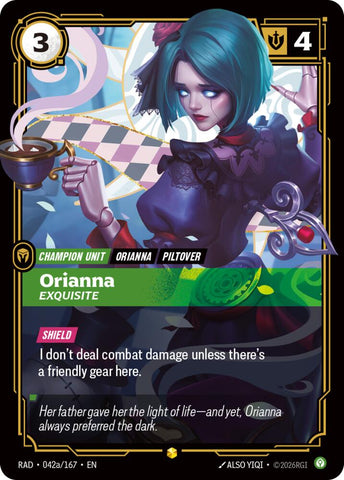 Orianna, Exquisite (Alternate Art) (Foil) (Radiance)(RAD-042a/167)(O/AA)