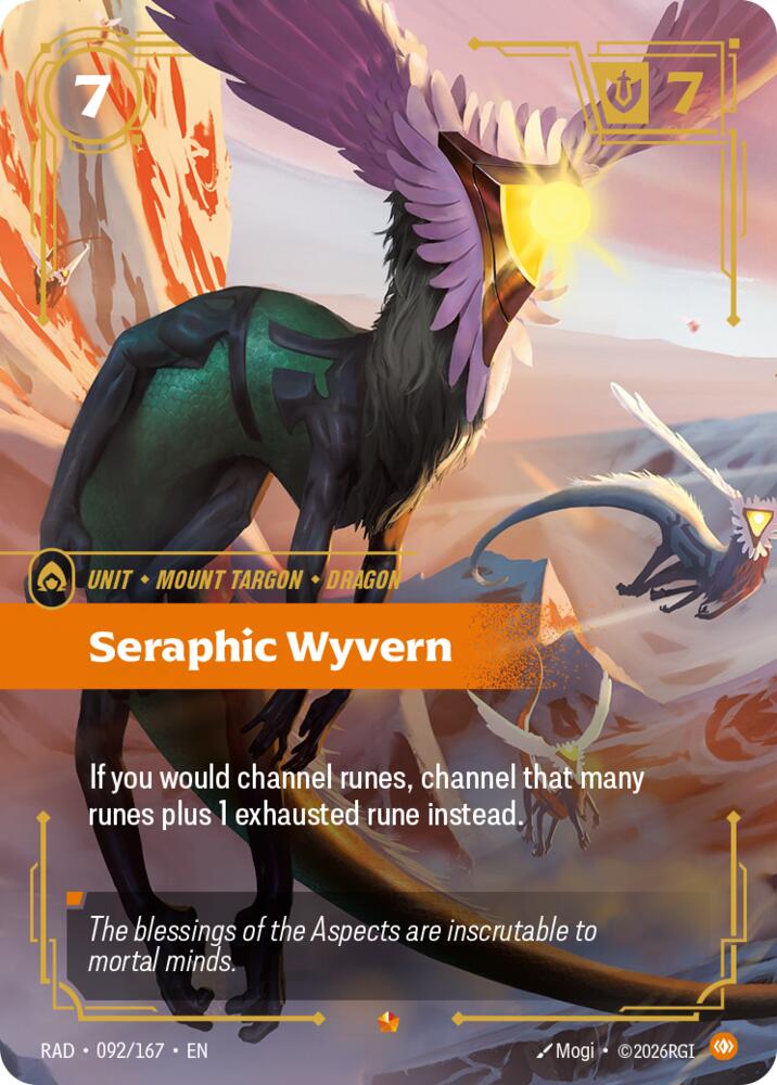 Seraphic Wyvern (Foil) (Radiance)(RAD-092/167)(E)