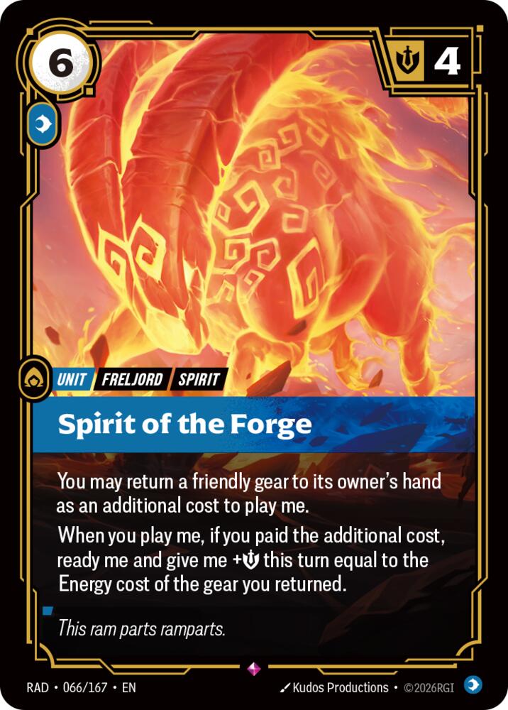 Spirit of the Forge (Foil) (Radiance)(RAD-066/167)(R)