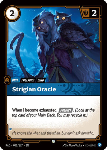 Strigian Oracle (Radiance)(RAD-053/167)(C)