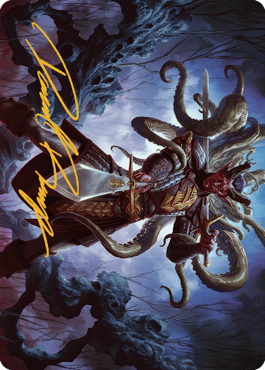 zevlor mtg card Zevlor, Elturel Exile Art Card (42) (Gold-Stamped Signature) [Commande